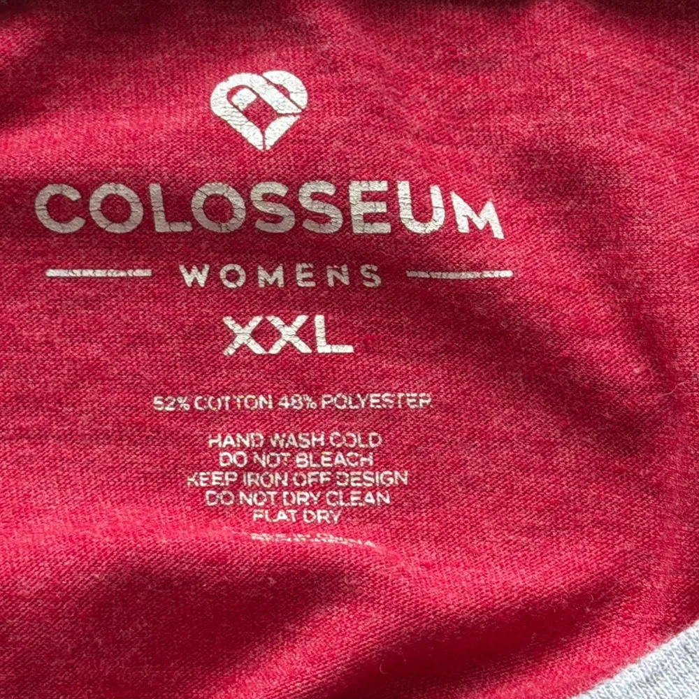 Alabama Roll Tide Crimson Gray Long Sleeve Tee XXL - Picture 3 of 4